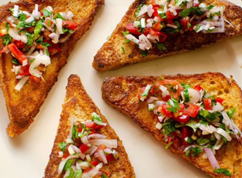 Vegan French Toast aka Masala Toast Recipe