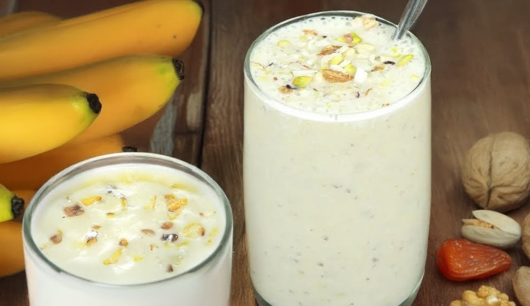 Banana Dry Fruit Milkshake