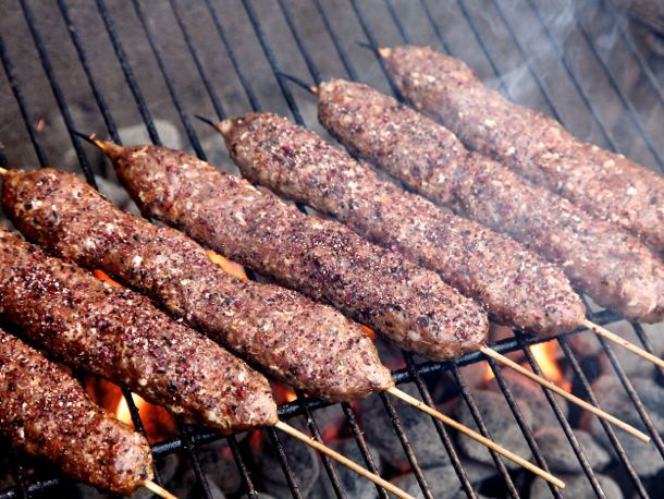 Turkish Lamb Kebab (Adana Kebab style)