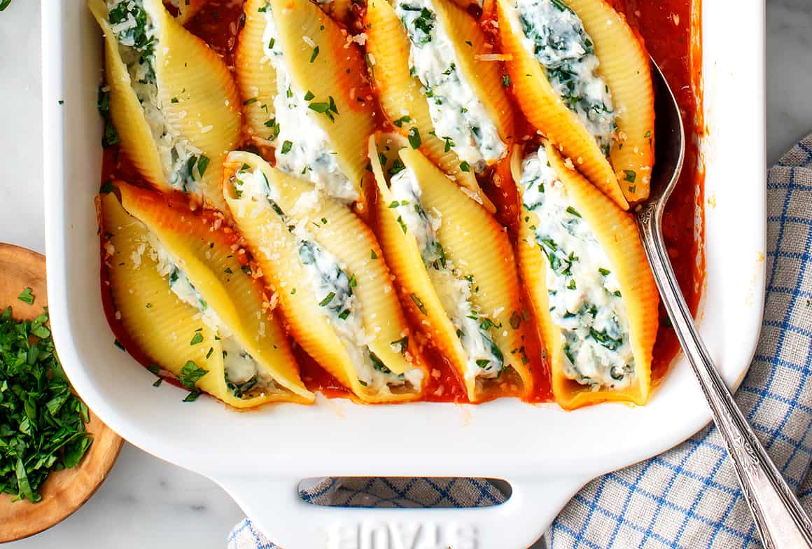 Cheesy Stuffed Shells