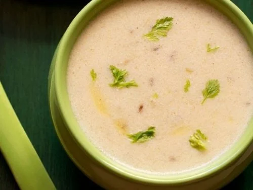 Fasting Singhara Atta Kadhi