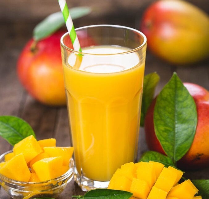 Refreshing Mango juice 