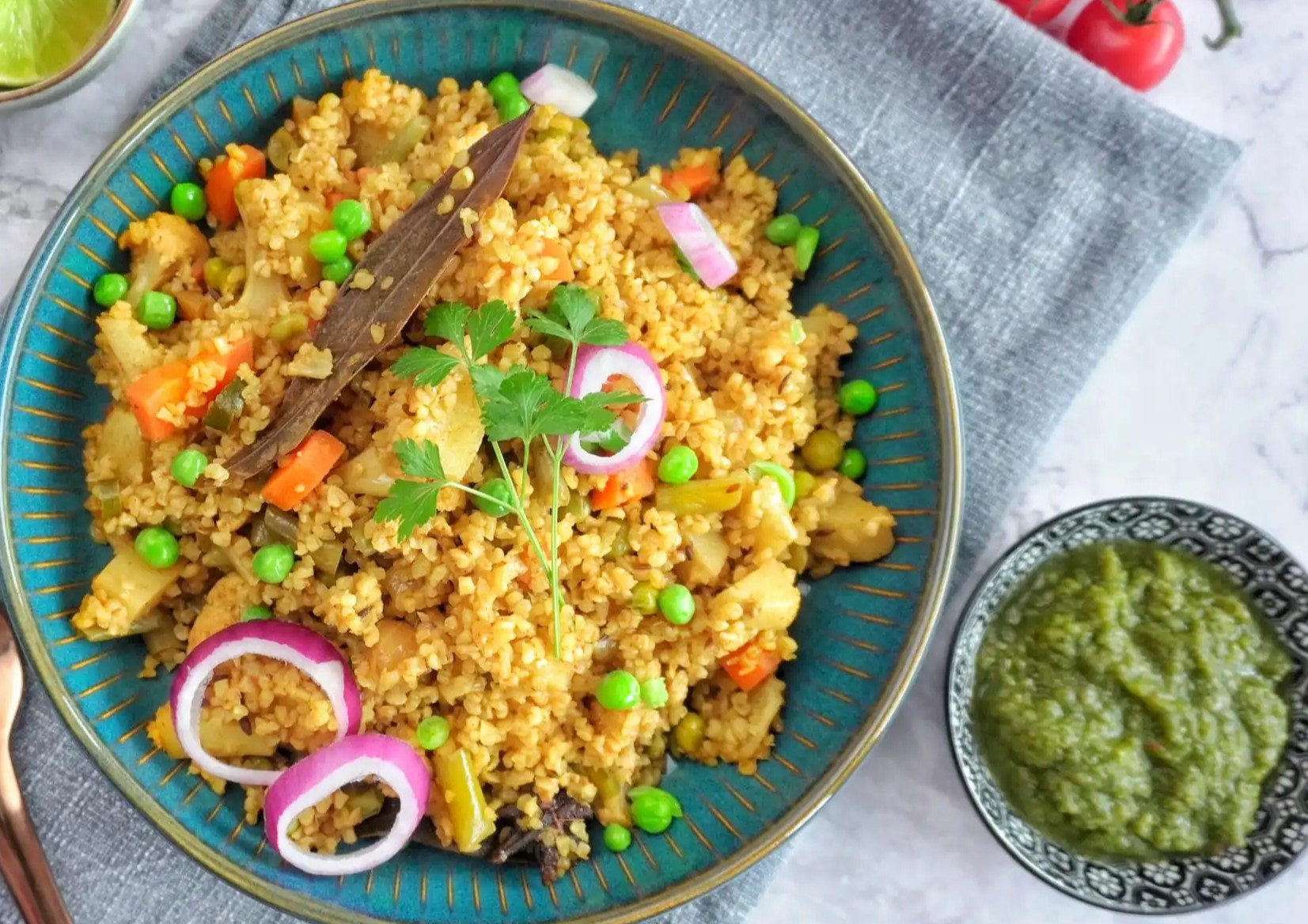 Healthy Dalia Pulao