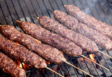 Turkish Lamb Kebab (Adana Kebab style)