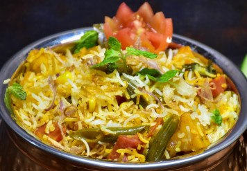 Hyderabadi Veg Dum Biryani