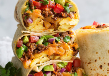 Tasty Breakfast Burrito